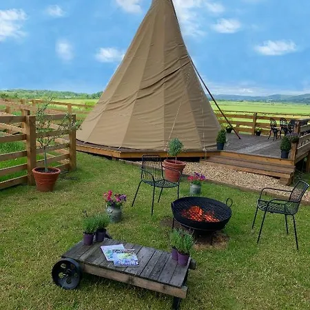 Burtree Country House, Tipi'S, Treehouse & Lodge & House Rooms With Hot Tubs In A Private Garden Thirsk Exterior photo
