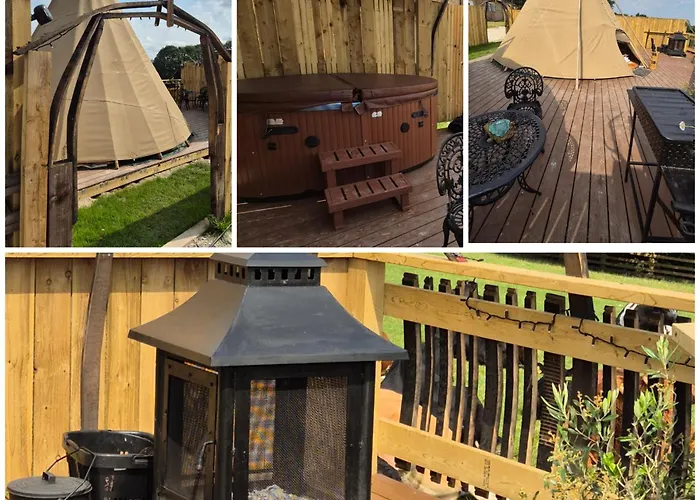 Burtree Country House, Tipi\'S, Treehouse & Lodge & House Rooms With Hot Tubs In A Private Garden