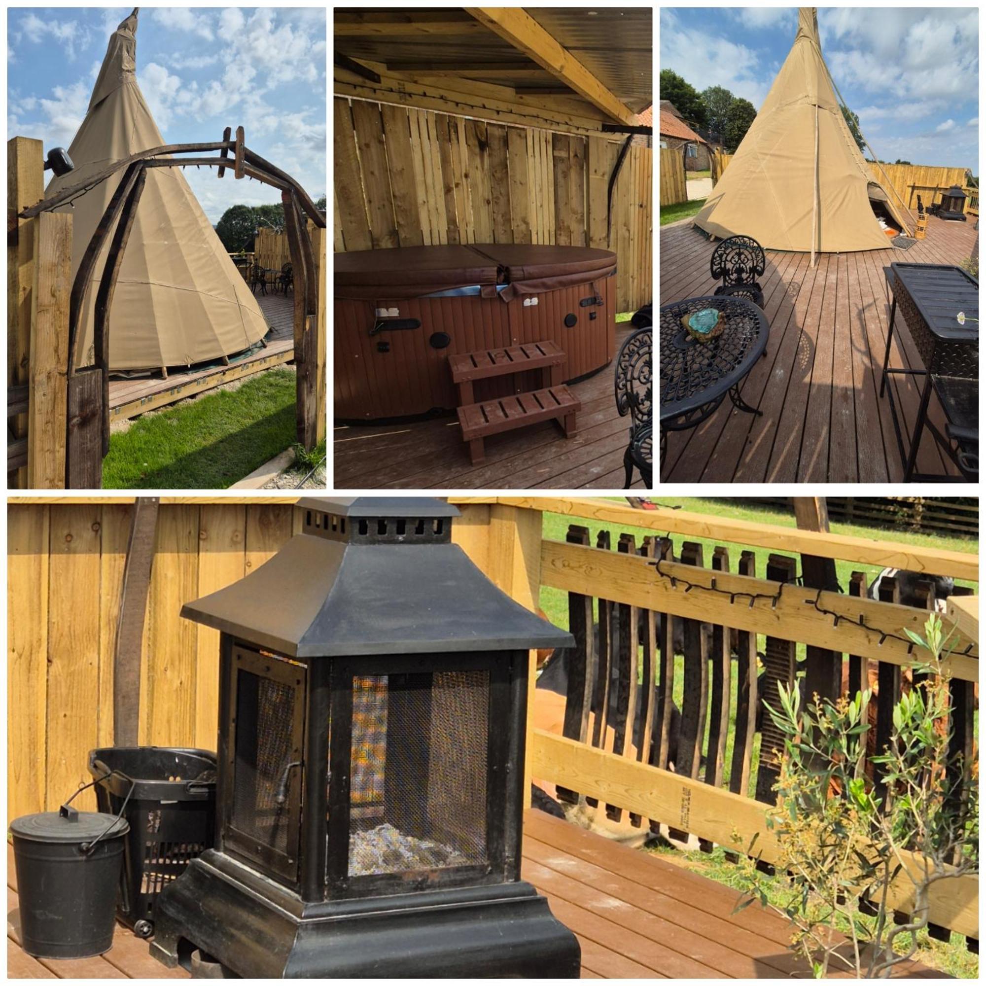Burtree Country House, Tipi's, Treehouse & & House With Hot Tubs In A Private Garden Lodge *